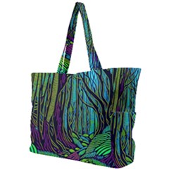 Spectral Forest Nature Simple Shoulder Bag by uniart180623