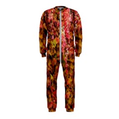 Red And Yellow Ivy  Onepiece Jumpsuit (kids) by okhismakingart