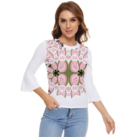 Sukabumi Mochi Bell Sleeve Top by posters