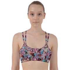 Pink Petals Blend Line Them Up Sports Bra