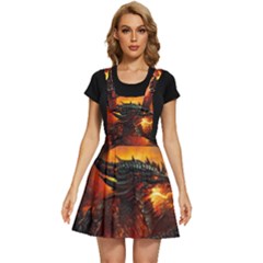 Dragon Art Fire Digital Fantasy Apron Dress by Bedest