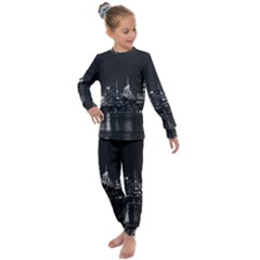 New York Skyline Kids  Long Sleeve Set  by Bedest