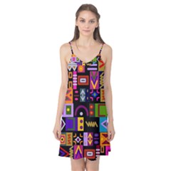 Abstract A Colorful Modern Illustration--- Camis Nightgown  by Bedest