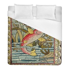 Fish Underwater Cubism Mosaic Duvet Cover (full/ Double Size) by Bedest
