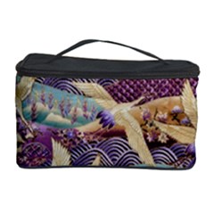 Textile-fabric-cloth-pattern Cosmetic Storage Case by Bedest