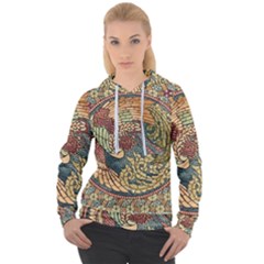 Wings-feathers-cubism-mosaic Women s Overhead Hoodie by Bedest