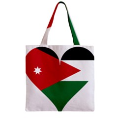 Heart-love-affection-jordan Zipper Grocery Tote Bag