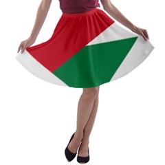 Heart-love-affection-jordan A-line Skater Skirt