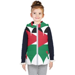 Heart-love-affection-jordan Kids  Hooded Puffer Vest