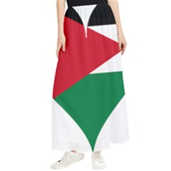 Heart-love-affection-jordan Maxi Chiffon Skirt by Bedest