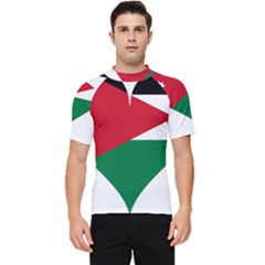 Heart-love-affection-jordan Men s Short Sleeve Rash Guard