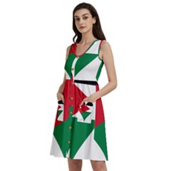 Heart-love-affection-jordan Sleeveless Dress With Pocket