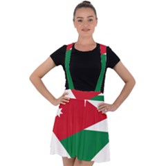 Heart-love-affection-jordan Velvet Suspender Skater Skirt