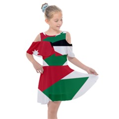 Heart-love-affection-jordan Kids  Shoulder Cutout Chiffon Dress