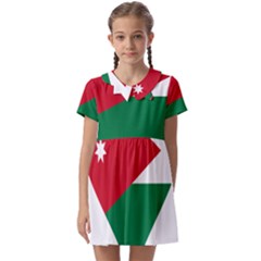 Heart-love-affection-jordan Kids  Asymmetric Collar Dress