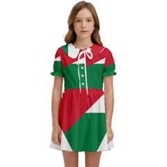 Heart-love-affection-jordan Kids  Sweet Collar Dress