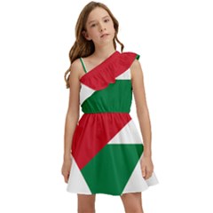 Heart-love-affection-jordan Kids  One Shoulder Party Dress