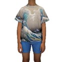 Japanese Wave Kids  Short Sleeve Swimwear View1