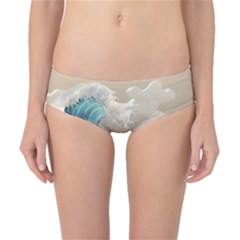 Japanese Wave Classic Bikini Bottoms by Cowasu