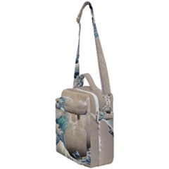 Japanese Wave Crossbody Day Bag by Cowasu