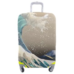 Japanese Wave Luggage Cover (medium) by Cowasu