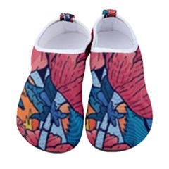 Flower Classic Japanese Art Kids  Sock-style Water Shoes