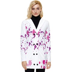 Blot-01  Button Up Hooded Coat 