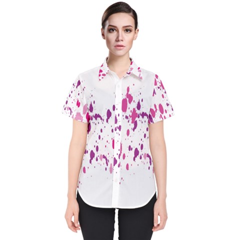 Blot-01  Women s Short Sleeve Shirt by nateshop