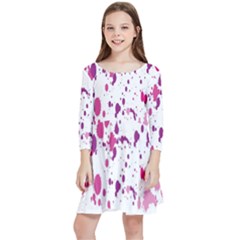 Blot-01  Kids  Quarter Sleeve Skater Dress