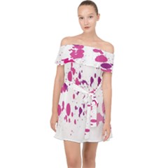 Blot-01  Off Shoulder Chiffon Dress by nateshop