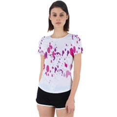 Blot-01  Back Cut Out Sport T-shirt by nateshop