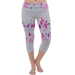 Blot-02 Capri Yoga Leggings by nateshop