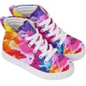 Colorful-100 Kids  Hi-Top Skate Sneakers View3