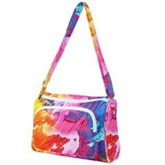 Colorful-100 Front Pocket Crossbody Bag by nateshop