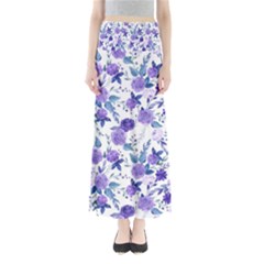 Violet-01 Full Length Maxi Skirt by nateshop