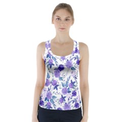 Violet-01 Racer Back Sports Top by nateshop