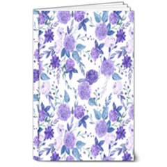 Violet-01 8  X 10  Hardcover Notebook by nateshop