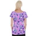 Violet-02 Cap Sleeve Top View2