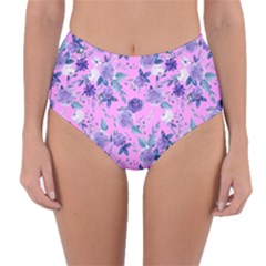 Violet-02 Reversible High-waist Bikini Bottoms by nateshop
