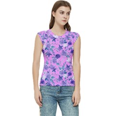 Violet-02 Women s Raglan Cap Sleeve T-shirt by nateshop