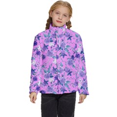 Violet-02 Kids  Puffer Bubble Jacket Coat by nateshop