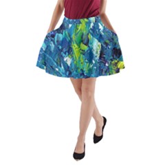 Painting-01 A-line Pocket Skirt by nateshop