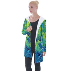 Painting-01 Longline Hooded Cardigan by nateshop