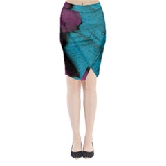 Plumage Midi Wrap Pencil Skirt by nateshop