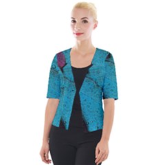 Plumage Cropped Button Cardigan by nateshop