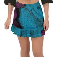 Plumage Fishtail Mini Chiffon Skirt by nateshop