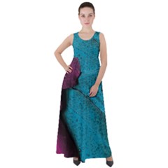 Plumage Empire Waist Velour Maxi Dress by nateshop