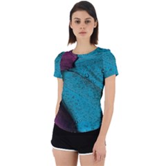 Plumage Back Cut Out Sport T-shirt by nateshop