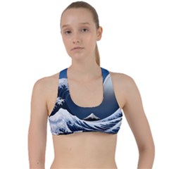 The Great Wave Off Kanagawa Criss Cross Racerback Sports Bra by pakminggu