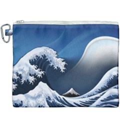 The Great Wave Off Kanagawa Canvas Cosmetic Bag (xxxl)